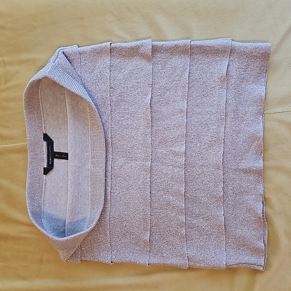 BCBGMAXARIA Gold Bandage Skirt Silk/Cotton/Polyester Sz S. No flaws. - Picture 3 of 7